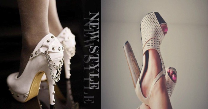 farklı topuklu ayakkabı modelleri