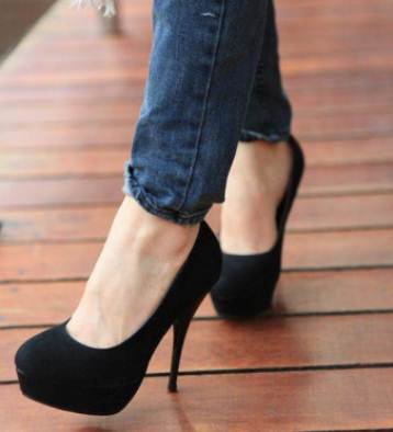 sade siyah suet platform topuklu ayakkabi modelleri Siyah Süet Yüksek Platform Topuklu Ayakkabılar 14