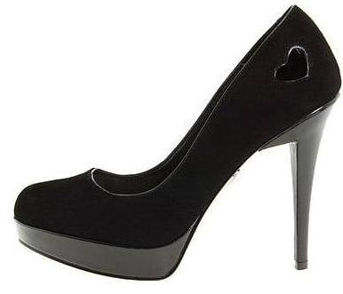 siyah platform topuklu suet ayakkabilar Siyah Süet Yüksek Platform Topuklu Ayakkabılar 15