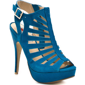 yeni sezon mavi suet ayakkabi ornekleri Rengarenk Topuklu Ayakkabı Trendleri 18