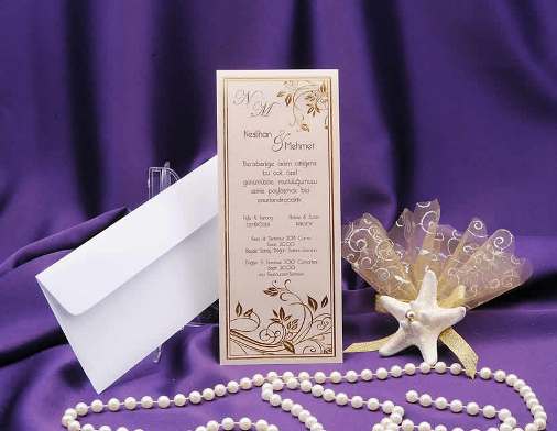 En Yeni ve Sıra dışı Nişan Davetiye Modelleri