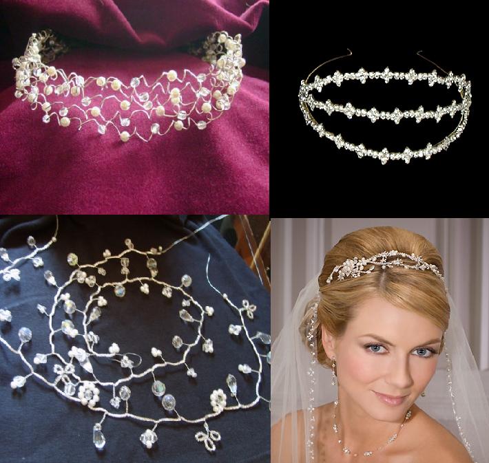 Pırlanta, İnci, Kristal Gelin Taç Modelleri